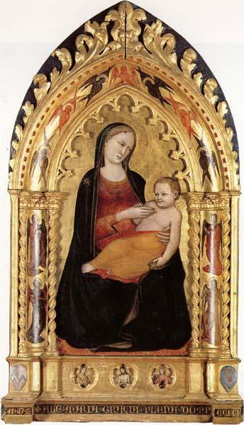 Niccolo di Pietro Gerini Madonna and Child Spain oil painting art